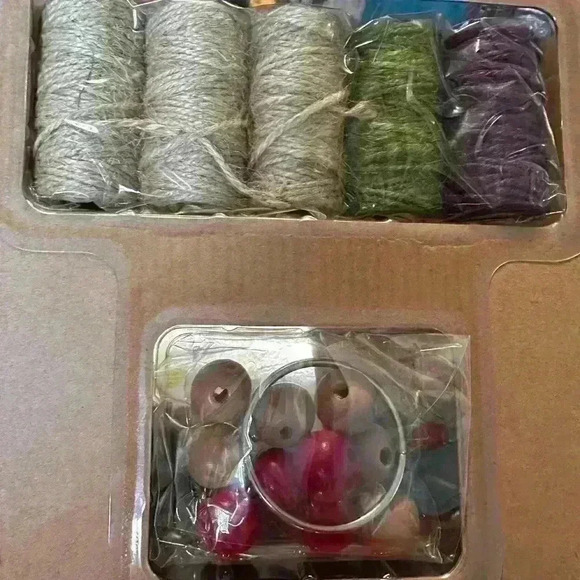 NIB Macrame Creations Kit. Beginners. Jute And Beads. - Picture 4 of 7